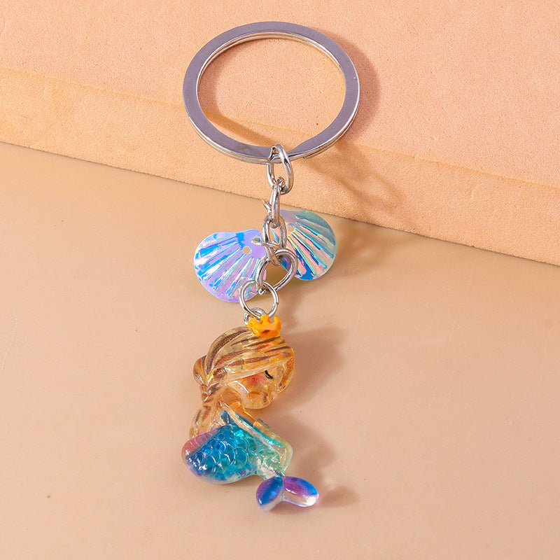 Wholesale Cartoon Mermaids Jellyfish Octopus Keychains